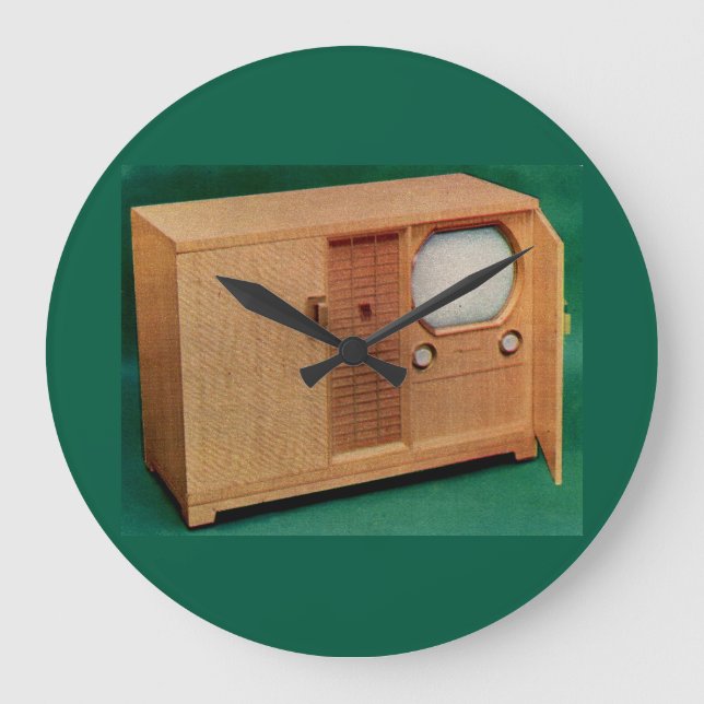 Relógio Grande televisão dinamarquesa moderna n.º 2, de 1951 (Frente)