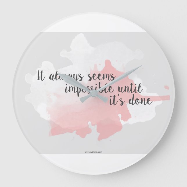 Relógio Grande Tell Time!!! Wall Clock (Frente)