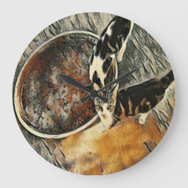 Relógio Grande Tempo de Alimentação!