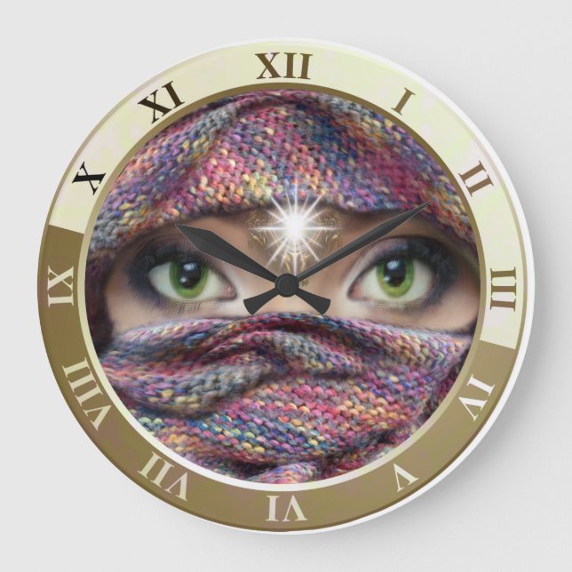 Relógio Grande Tempo de golfinho em couro (Frente)