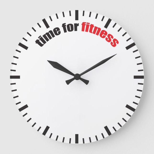 Relógio Grande Tempo De Malhação - Motivação Do Gym (Frente)
