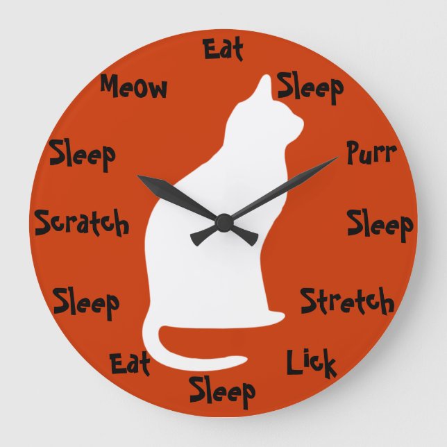 Relógio Grande Tempo do gato (Frente)