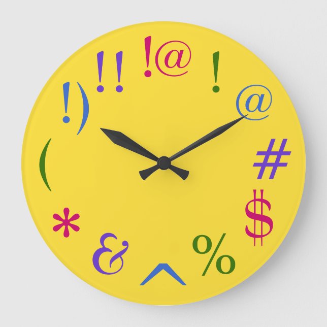 Relógio Grande Tempo Turno-Chave (Frente)