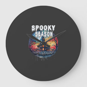 Relógio Grande Temporada Assustadora de Halloween