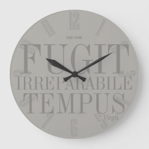 Relógio Grande Tempus de Fugit Irreparabile