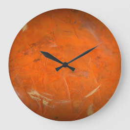 Relógio Grande Termine de Terracotta Faux Glazedada