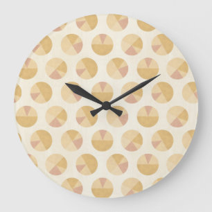 Relógio Grande Teste padrão alaranjado do círculo de etapa   de