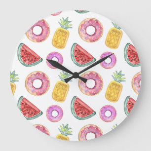 Relógio Grande Teste padrão Pastel do flutuador da piscina da