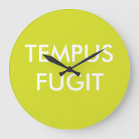 Texto Personalizado Verde Frases Latinas Tempus Fu