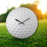 Relógio Grande Textura da Bola de Golfe<br><div class="desc">QUATRO! Esta imagem do Golf Ball Dimples é perfeita para cada Golf Lover.</div>