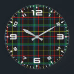 Relógio Grande Textura de xadrez com fundo preto-25774<br><div class="desc">Textura de xadrez com fundo preto-25774</div>
