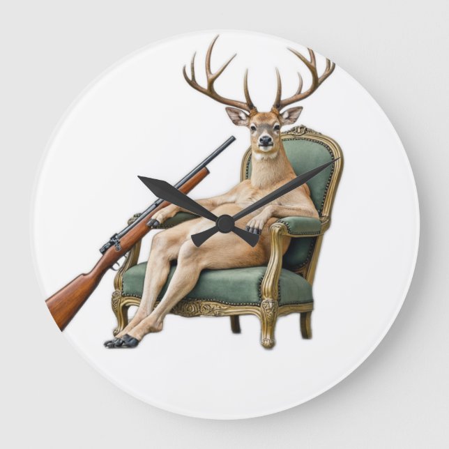Relógio Grande the deer hunter clock (Frente)