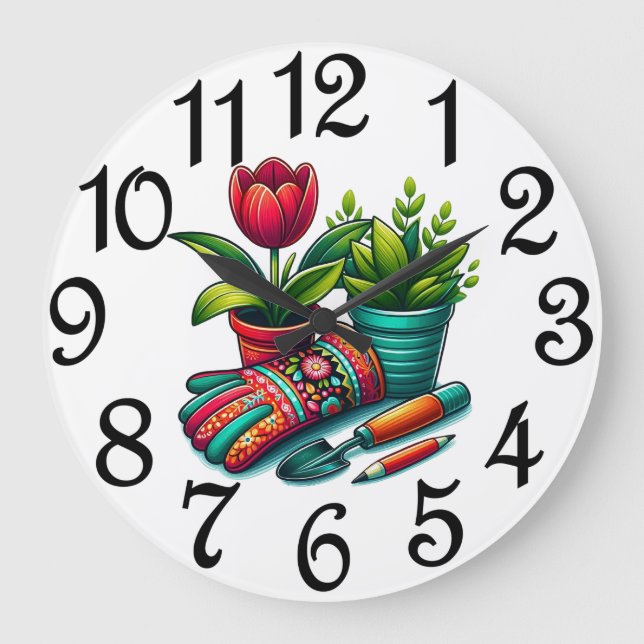 Relógio Grande The Gardeners Large Clock (Frente)
