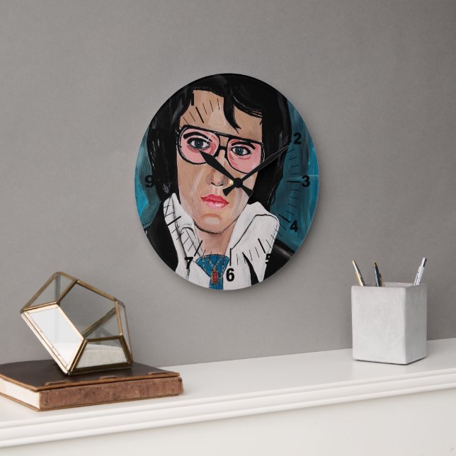 Relógio Grande The King Painting by Alfred Fox (Escritório)