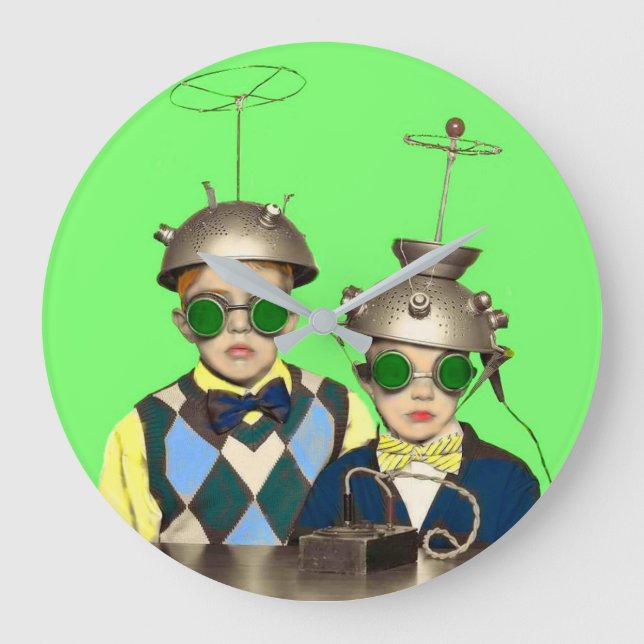 Relógio Grande The Space Cadet Brothers (Frente)