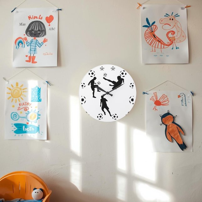 Relógio Grande The World of Football Wall Clock (Criador carregado)