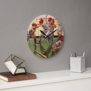 Relógio Grande Time-honored Equipe Esportiva de Beisebol, Garotos