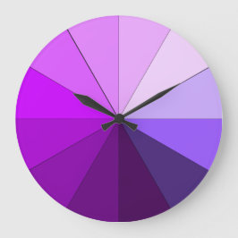 Relógio Grande tons de roxo