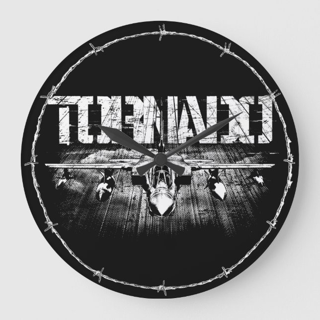 Relógio Grande Tornado IDS Round (Large) Wall Clock (Frente)