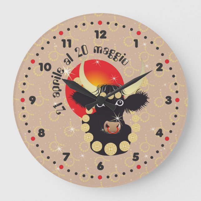 Relógio Grande Toro 21 prile al 20 maggio Orologio (Frente)