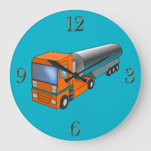 Relógio Grande Transportador de Caminhões de Gás para Crianças