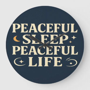 Relógio Grande Travesseiro Dormir Pacote Vida Pacífica