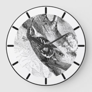 Relógio Grande Tree Creeper British Bird Large Clock