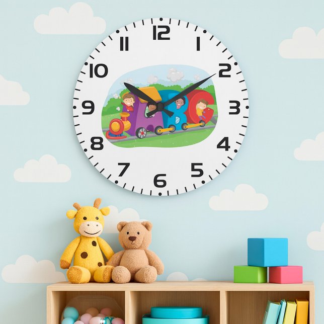 Relógio Grande Treinamento em Alfabeto ABC com Crianças Diversão  (Criador carregado)