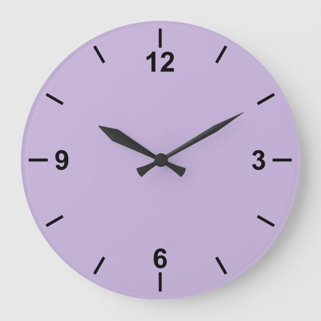 Relógio Grande Trend Color Molet Violet Large Wall Clock (Frente)