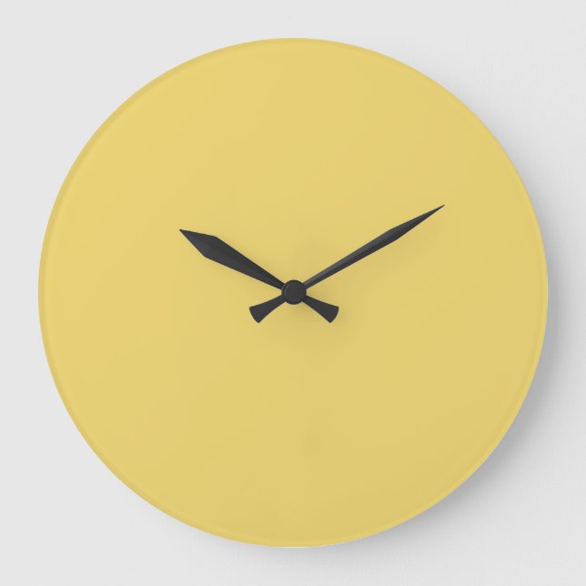 Relógio Grande Trend Color Yellow Large Wall Clock (Frente)