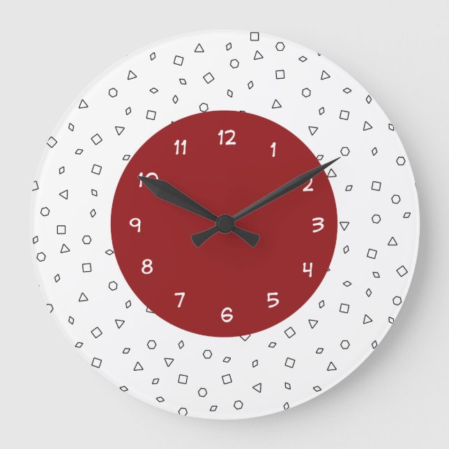 Relógio Grande Trendy Kitchen Wall Clocks (Frente)