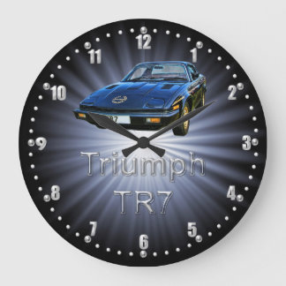 Relógio Grande Triumph TR7 Classic Car Wall Clock