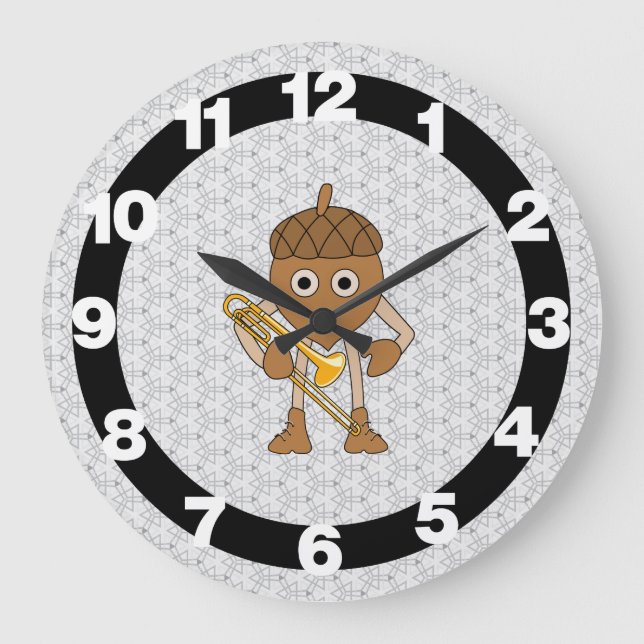 Relógio Grande Trombone Nut (Frente)