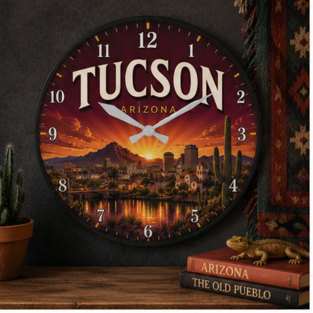 Relógio Grande Tucson Arizona (Criador carregado)