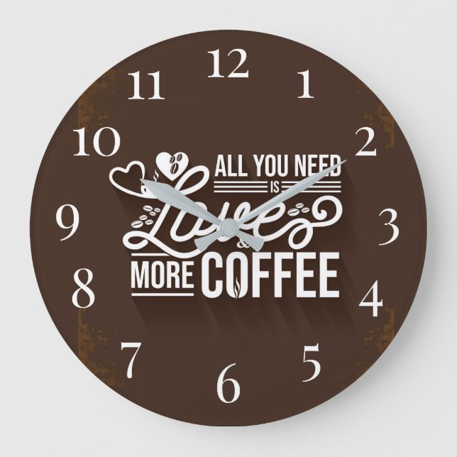 Relógio Grande Tudo que você precisa é amor  (Frente)