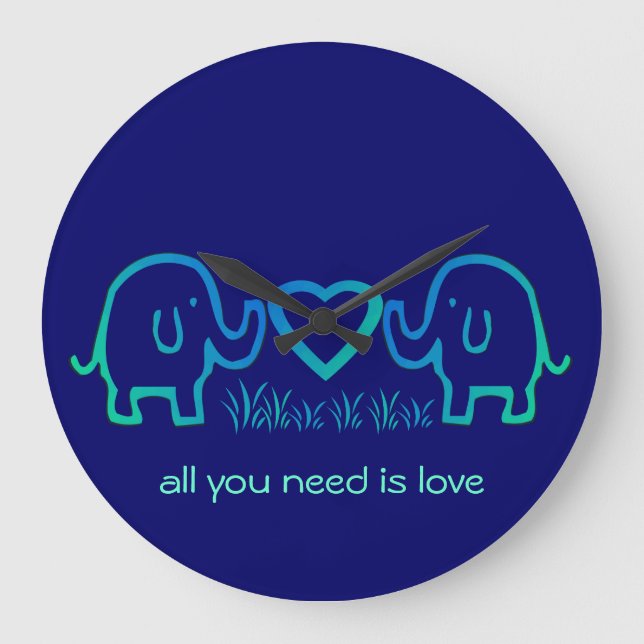 Relógio Grande tudo que você precisa é amor (Frente)