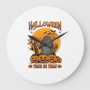 Relógio Grande Túmulo de Halloween para Doce ou Travessura Mãos d