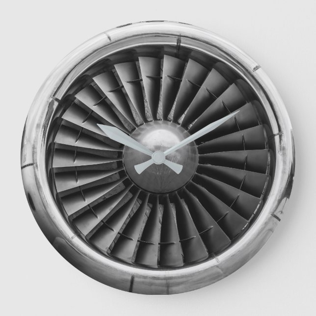 Relógio Grande Turbina do mecanismo de jato (Frente)