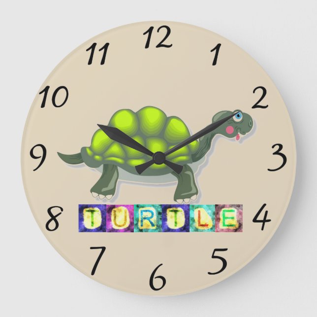 Relógio Grande Turtle Clock (Frente)