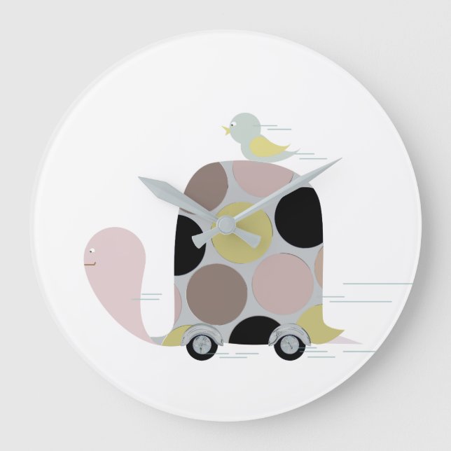 Relógio Grande Tweeter em uma Tartaruga (Frente)