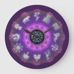 Relógio Grande Twelve Tribes