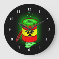 Um barril de lixo tóxico.