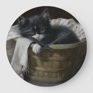 Relógio Grande Um Cantinho De Gatinhos