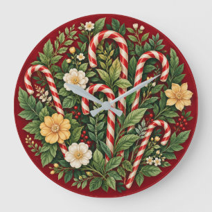Relógio Grande Um Doce Florescer de Natal