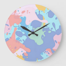 Um padrão confuso de manchas de tinta