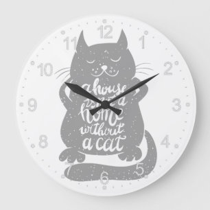 Relógio Grande Uma casa não é uma casa... - Escolher cor de fun