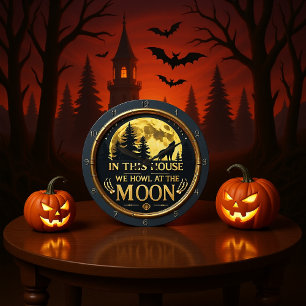 Relógio Grande Uma Casa que Ganha na Lua