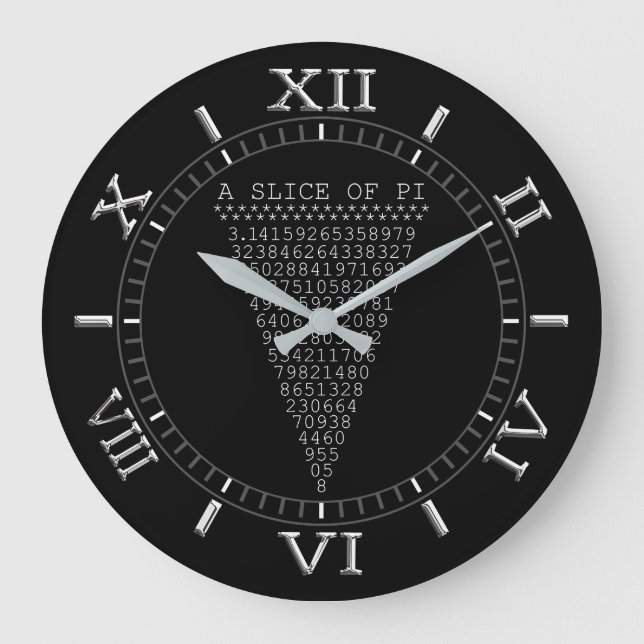 Relógio Grande Uma fatia inteligente de discagem de pi em uma (Frente)