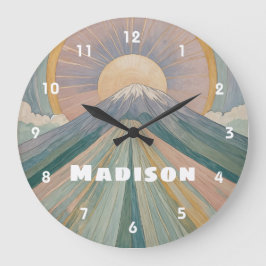 Relógio Grande Uma Serenata Vulcânica Personalizada