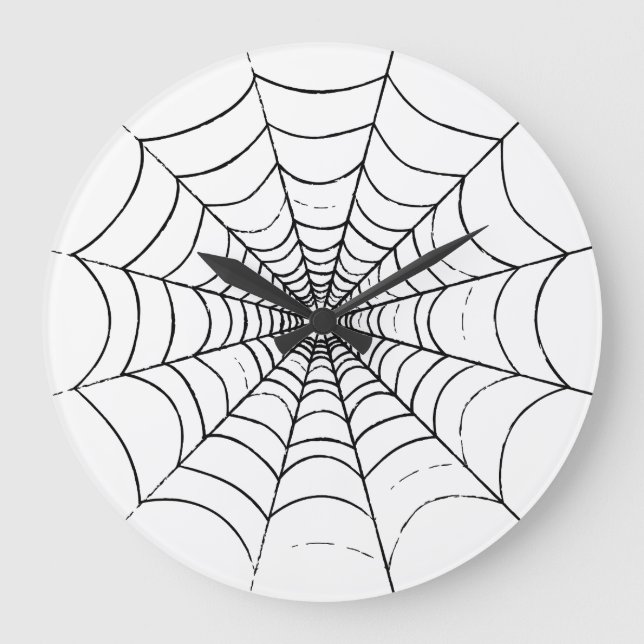 Relógio Grande Uma Web de aranha simples (Frente)